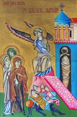 Jerusalem - icon of Resurrection from Church of Holy Sepulchre