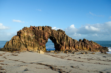 Fototapeta na wymiar Pedra Furada - Jericoacoara beach