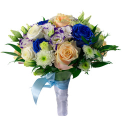 Obraz premium Bridal bouquet of roses