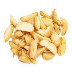 Pile of multiple oven baked fries chips