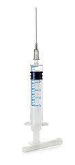 Medical syringe isolated