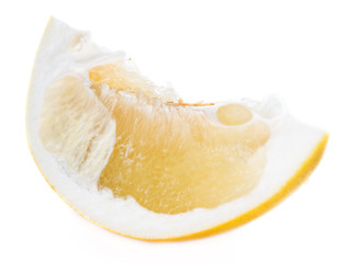 Pomelo isolated on white