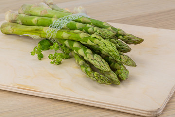 Raw asparagus