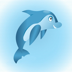 Obraz premium Blue Dolphin