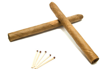 cigars and five matches
