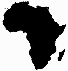 Africa Map - obrazy, fototapety, plakaty