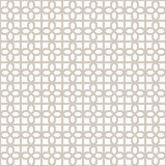 Abstract Decorative Geometric Gold & White Pattern