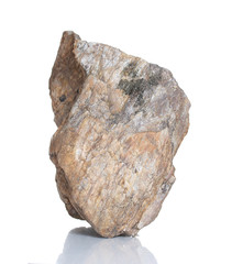 Stone, Isolated on a white background.