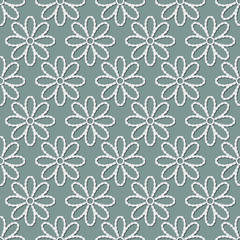 Texture with white flowers