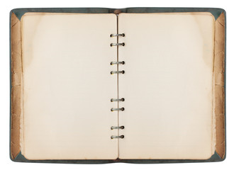 Old book, ioslated on white background