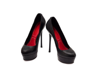 woman's platform high heel shoe