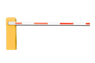barrier isolated on white background