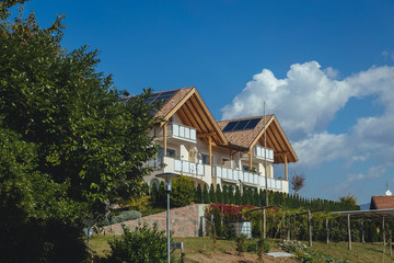 North Italian houses at village