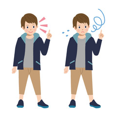 こども　男の子　パターン