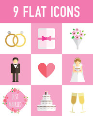 wedding flat icon