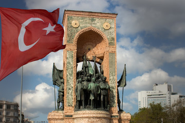 Taksim-Platz Taksim Meydanı Denkmal der Republik