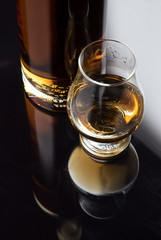 Whisky in a glass