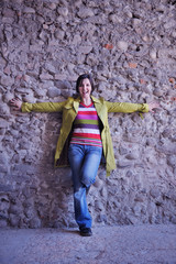 tourist woman in verona