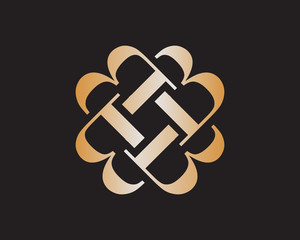 B luxury logo