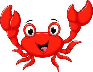 funny cartoon crab - 81594264