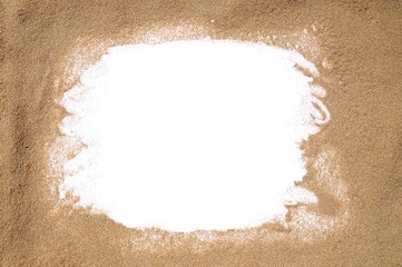 Isolated sand.