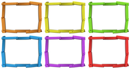 Wooden frames © GraphicsRF