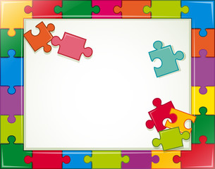 Jigsaw frame