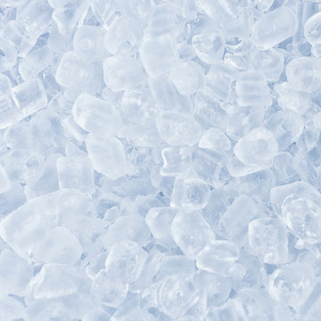 crushed ice in front of the white background