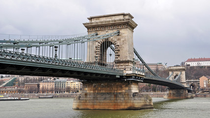 Obraz premium ungarn, kettenbrücke