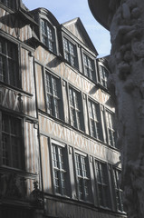 vieux Rouen-façades médiévales