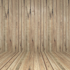 wall and floor wood background