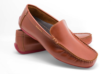 Brown man's shoes
