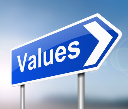 Values concept.