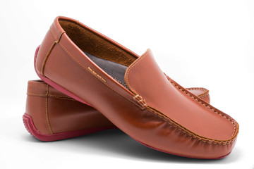 Brown man's shoes