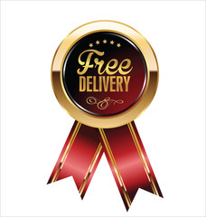 free delivery label
