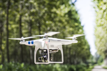 UAV drone flying