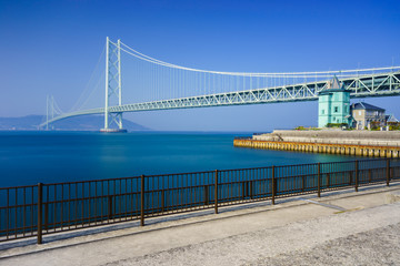 Akashi Kaikyo Bridge, Kobe, Japan