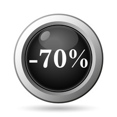 70 percent discount icon