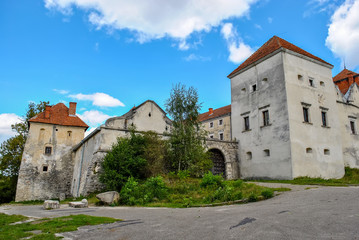 Fototapeta na wymiar Svirzh Castle near. Lviv, Lvov, Ukraine