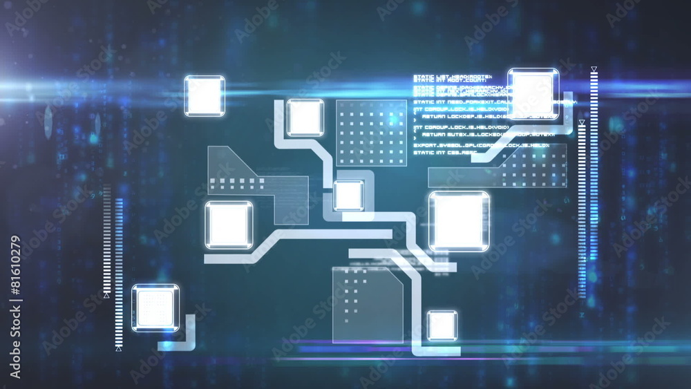 Poster circuit board interface screen