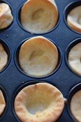 English pudding just taken from the oven.