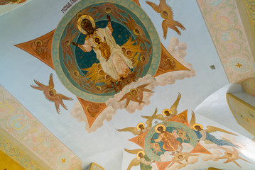 Icon of  Trinity-Sergius Lavra, Russia. 14th century