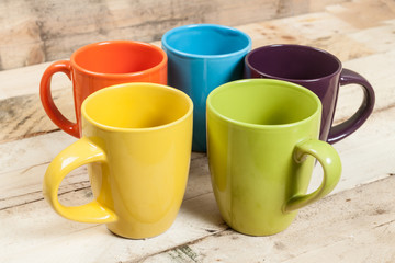Color cups.