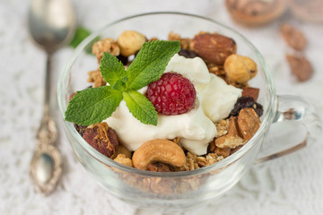 Muesli. Home made granola