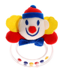 Rattle isolated on white background