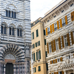 Genoa (italy), cathedral