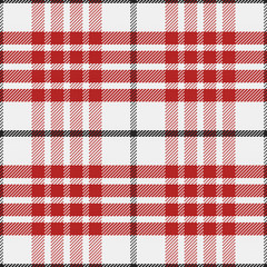vector seamless red pattern Scottish tartan