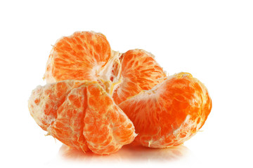 Peeled tangerine