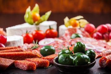 Antipasto dinner platter