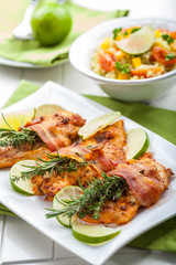 Chicken breast with herbs